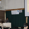 Mary Sadid presenting her work in Japan, after the field and lab course in Yakushima island and Kyoto. 