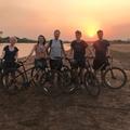 Oxford-Gorongosa Paleo-Primate Field School 2019 students during a cycle to nearby town Vinho - photo shared by Sophie Burdugo