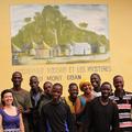 Katarina Almeida-Warren with the Bossou team in Guinea Conakry