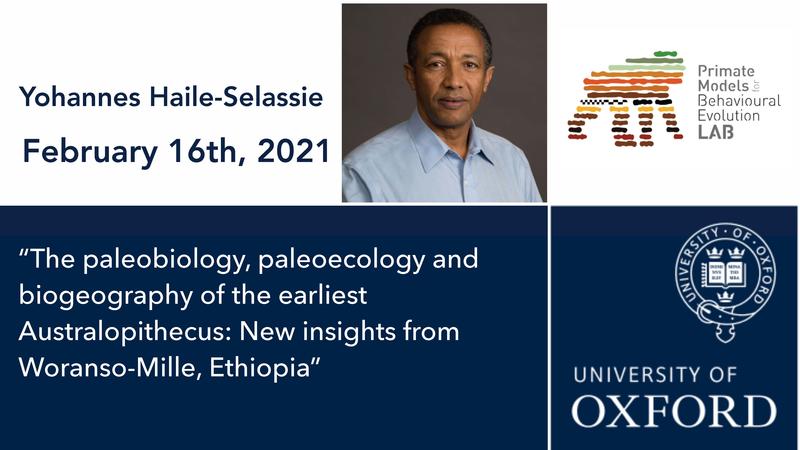 Primate Conversations with Yohannes Haile-Selassie - 16th Feb 2021