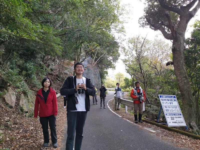Students of the Japan Society for the Promotion of Science training programme collecting data on Yakushima Isalnd, photo by Isabella Reynard