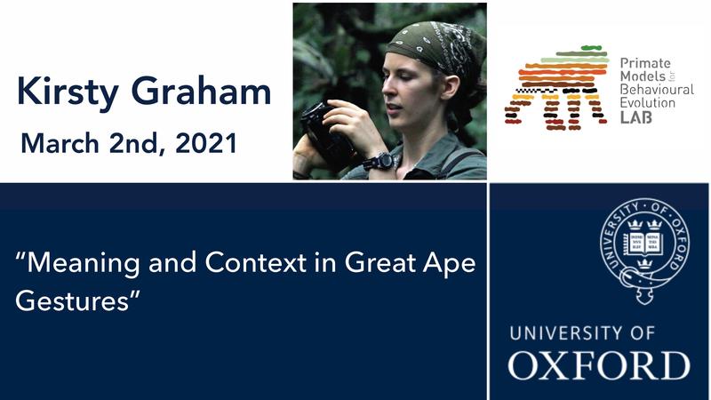 Primate Conversations with Kirsty Graham - 2nd Mar 2021