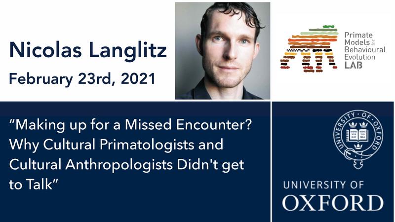Primate Conversations with Nicolas Langlitz - 23rd Feb 2021