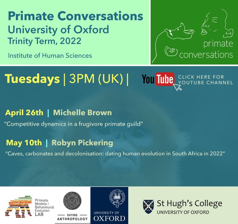 Primate Conversations TT 2022 schedule