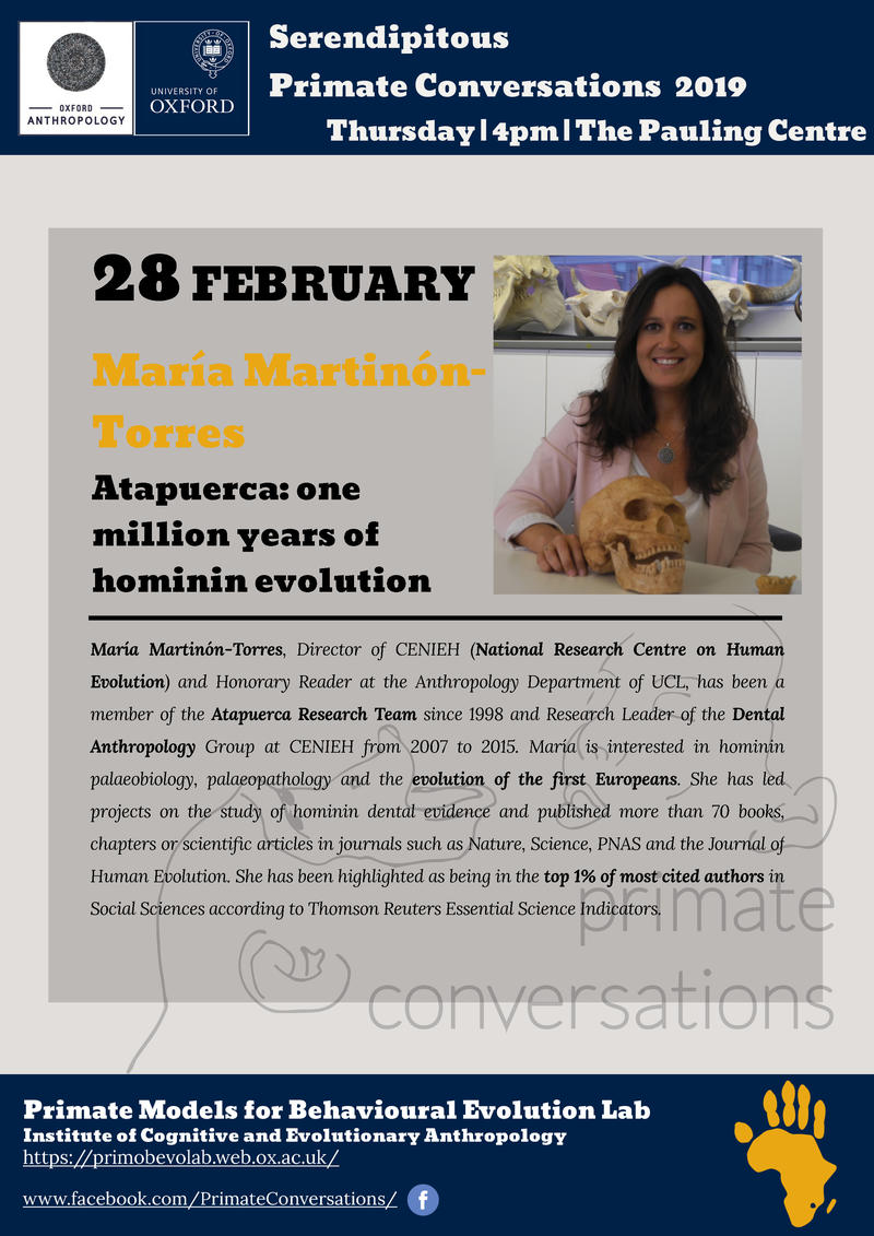 Serendipitous primate conversations - Maria Martinon Torres