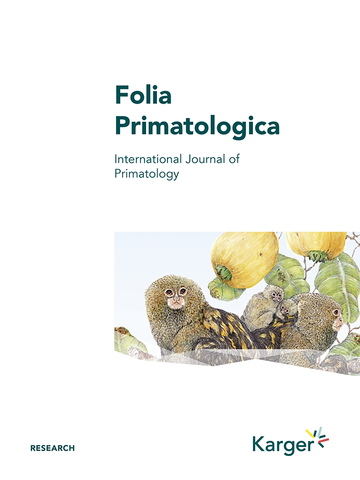 Cover of Folia Primatologica, International Journal of Primatology, published by Karger