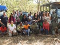 A group photo from the Oxford-Gorongosa Paleo-Primate Field School 2019