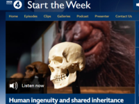 Human ingenuity and shared inheritance on BBC Radio 4 show Start the Week, featuring Dr Susana Carvalho